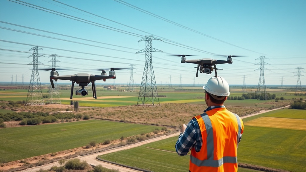Dokumentation Hochspannungsanlagen aus der Luft: Effizient & Präzise