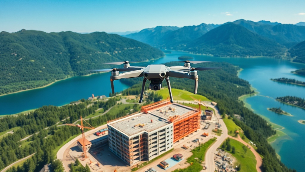 Baufortschritt dokumentieren leicht gemacht: Entdecke, wie Drohnen in Kärnten präzise Aufnahmen liefern und den Überblick auf Baustellen sichern.