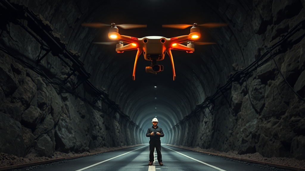 Der Drohneneinsatz bei Tunnelinspektionen revolutioniert die Sicherheitsüberprüfung und erhöht Effizienz sowie Präzision bei der Schadensanalyse.
