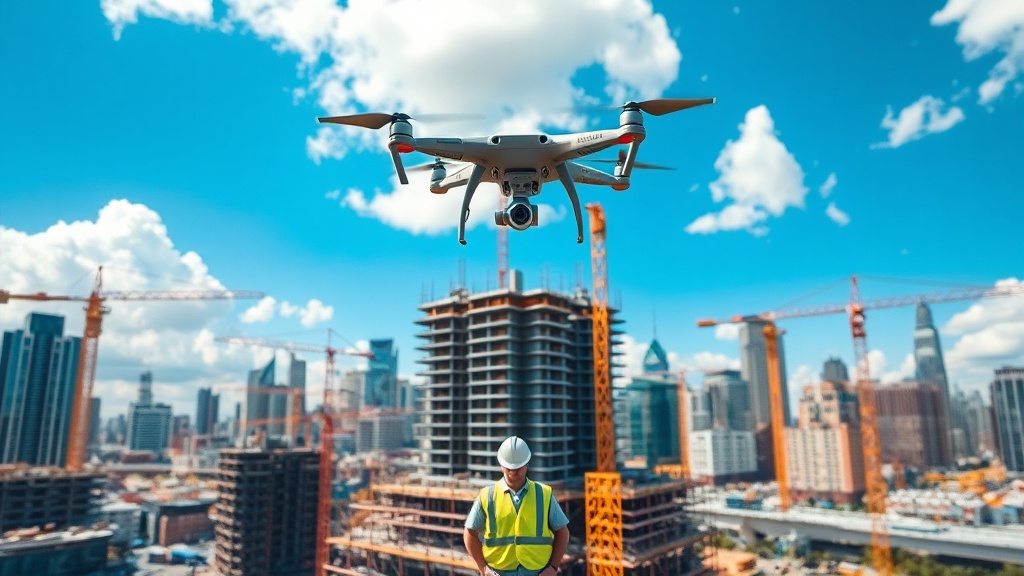 Nutze Drohnen in der Architekturfotografie für Bauunternehmen, um beeindruckende Luftansichten und präzise Dokumentationen zu erstellen.